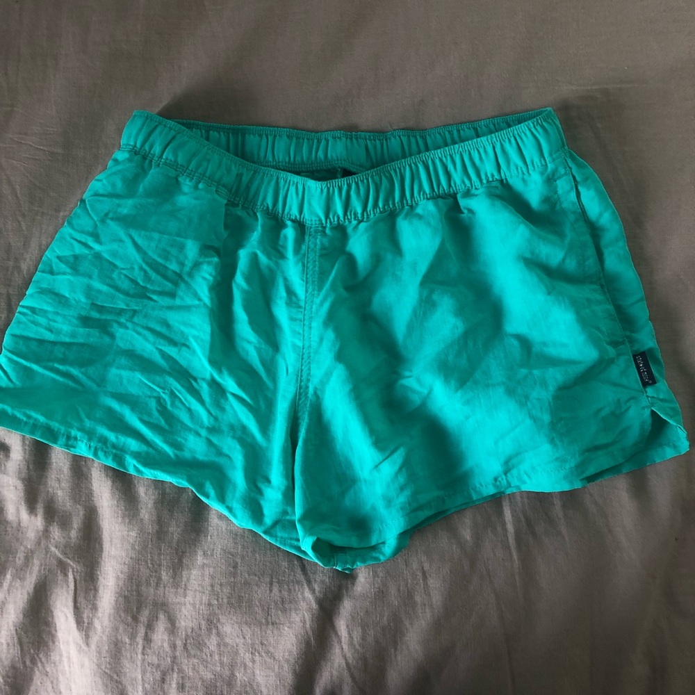 State of Mine Teal Nylon Shorts 🐬